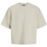 JACK & JONES Heren Jcoretreat Scuba Sweat Ss Crew Neck, maanbeam, L