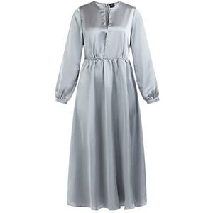 Reiswood Dames Midi-jurk 31424888-RE01, grijs-blauw, XS, midi-jurk, XS