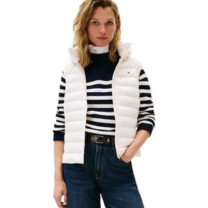 TOMMY HILFIGER - Bodywarmer - Ivoor - Licht Gevoerd - Waterafstotend