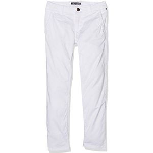Tommy Hilfiger AME Denton Fashion Chino FST broek voor jongens, wit (bright white), 152 cm