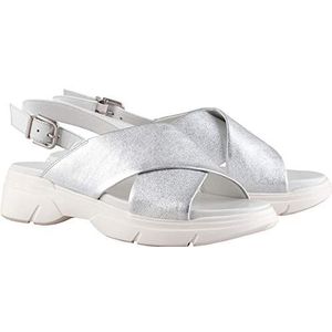 HÖGL Dames Vitality 9-102920 sandalen, zilver, wit, 39 EU