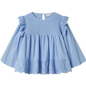 NAME IT Nkffitora 2/4 shirt voor meisjes, Serenity, 134-140