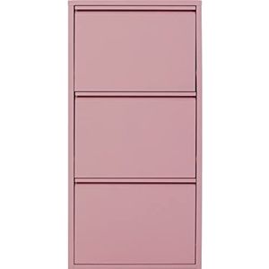 Kare Schoenenrek, metaal, roze, 103 x 50 x 15 cm