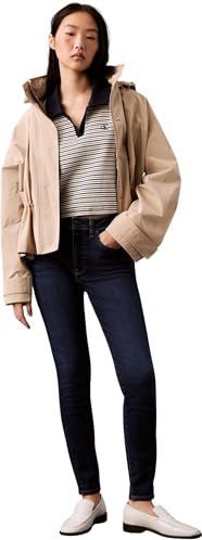 Calvin Klein - Jeans - Navy - 7/8 Lengte - Skinny Pasvorm - Mid Waist