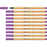 Fineliner - STABILO point 88-10 stuks etui - pruimenpaars