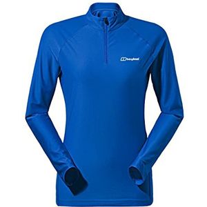 Berghaus Tech Baselayer T-shirt voor dames, halve rits, lange mouwen, verpakking van 1 stuks