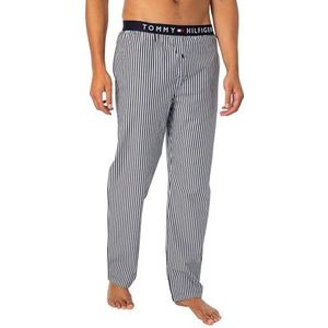 Tommy Hilfiger Geweven broek voor heren, Blauw (Beatrice Stripe Desert Sky), M