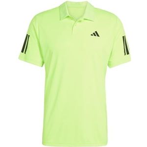 adidas Heren CLUB TENNIS 3-STRIPES POLO SHIRT, Lucid Lemon, M