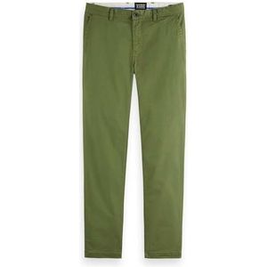 Scotch & Soda Mott Slim Fit Chino, Army 0115, 30W x 32L