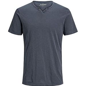 JACK & JONES T-shirt met gespleten hals, marineblauwe blazer, XL