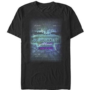 Netflix Unisex Stranger Things-Mall Poster Organic Short Sleeve T-Shirt, zwart, L