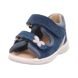Superfit meisjes polly sandaal, blauw 8010, 18 EU Breed