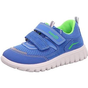 superfit Sport7 Mini jongens Sneaker Sneaker ,Lichtblauw/groen 8400,20 EU