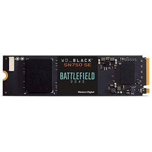 WD_BLACK SN750 SE 500GB M.2 2280 PCIe Gen4 NVMe Gaming SSD - Battlefield 2042 PC Game Code Bundle up to 3600 MB/s read speed
