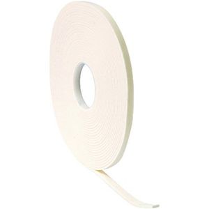 Brinox B80290B Tochtstrip van pvc, voor deuren en ramen, 4 x 12 mm x 15 m, wit