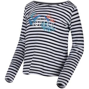Regatta Carmella' bedrukt gestreept T-shirt met lange mouwen Polos/Vesten voor kinderen
