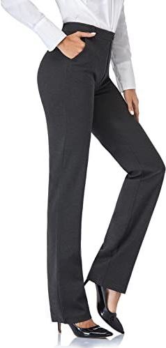 TAPATA - Rechte Stretchbroek - Donkergrijs - 86 cm - Voor Kantoor en Zakelijk Gebruik