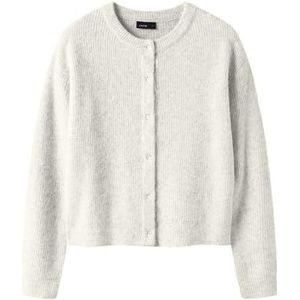 LMTD Gebreid vest 'NLFKleave'  wolwit