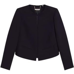 Ted Baker London MANABJL Cropped getailleerde jas, marineblauw, 42