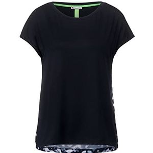 Street One Dames A318135 Bedrukt T-shirt, Grand Blue, 40