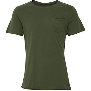 Blend BHBHNOEL Tee T-shirt voor heren, korte mouwen, 100% katoen, maat: XXL, kleur: Forest Green (77235), Forest Green (77235), XXL