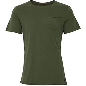 Blend BHNOEL Tee T-shirt voor heren, korte mouwen, 100% katoen, maat: XXL, kleur: Forest Green (77235), Forest Green (77235), XXL