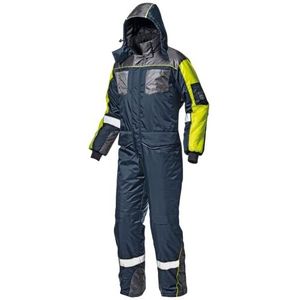 Sir Safety System MC5347QLS""Freezer"" anti-koude overall, blauw/His-Vis geel, maat S