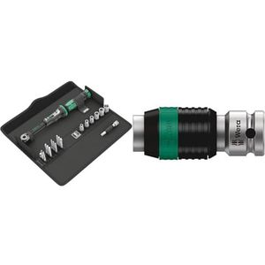 Wera 05130110001 Click-Torque A 6 Set 1 momentsleutelset & Wera 8784 A1 cyclops connector, 1/4 inch x 37 mm, per stuk, 05003529001