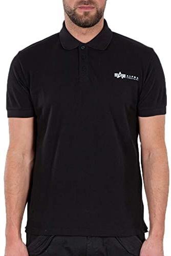 Alpha Industries - Basic Polo SL - Poloshirt - Zwart - 100% Katoen