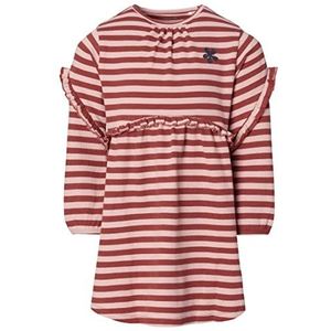 Noppies Kids Meisjesjurk met lange mouwen Kilmanock Stripe kinderjurk, Henna-P635, 122