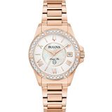 Bulova Watch 98R295, Roségoud, armband