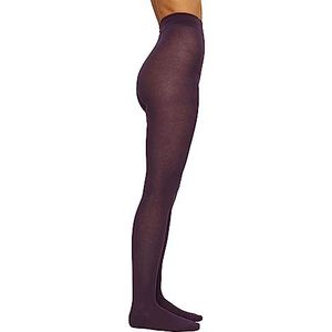 Esprit panty van katoenmix met stretch, Paars (Plumberry 8722), 40/42