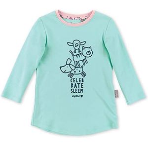 Sigikid Mini pyjama voor meisjes van biologisch katoen, turquoise/roze, maat
