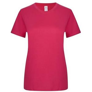 Mukua Melbourne Woman T-shirt voor dames, korte mouwen, fuchsia, maat 2XL