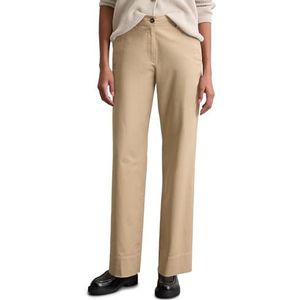 Wide leg culotte van katoenmix