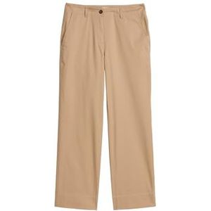 Wide leg culotte van katoenmix