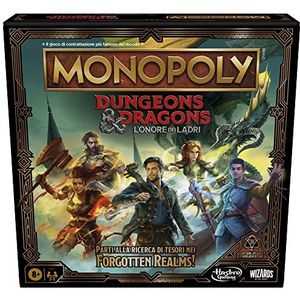 Monopoly Dungeons & Dragons - De eer van dieven - Spel voor 2-5 spelers, vanaf 8 jaar