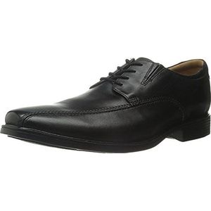 Clarks Tilden Walk Oxford-schoen voor heren, zwart leder, 46 EU