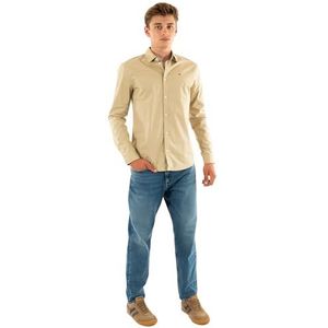 Tommy Jeans - Tjm Original Stretch Shirt - Leem Kaki - Herenhemd