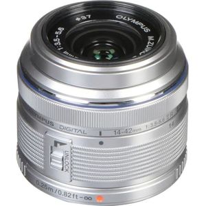 OM System Olympus M.Zuiko Digital 14-42mm F3.5-5.6 IIR Silber für Micro Four Thirds Systemkamera, kompaktes 3-faches Zoomobjektiv