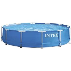 Intex Zwembad met metalen frame, diameter 366 x 76 cm, met filterinstallatie