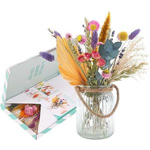 BloomPost BloomPosy Pastel - Gedroogde bloemen direct in de brievenbus - Origineel brievenbusgeschenk