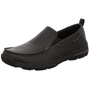 Skechers - Harper - Loafers - Zwart - Leder