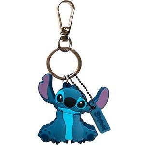 WONDEE Stitch Cadeau voor meisjes, 2-in-1 sleutelhanger + originele stiksel, USB-stick 32 GB steek, originele sleutelhanger/USB-sticks om cadeau te geven, Lilo en Stitch cadeaus voor meisjes