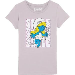 Les Schtroumpfs GISMURFTS008 T-shirt, roze, 6 jaar, Roze, 6 Jaren