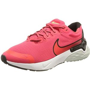 Nike Renew Run 3, herensneakers, Siren Red Black Pomegranaat Light Silver, 44.5 EU