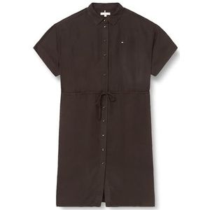 Tommy Hilfiger Hemdjurken voor dames, Zwart (zwart), 74