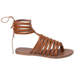 CHATTAWAK Dames 5ELINECAMEL40 sandalen, camel, 40 EU, Kameel., 40 EU