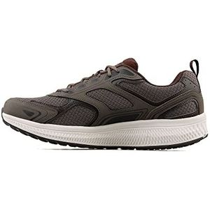 Skechers Go Run Consistent Sneakers voor heren, Brown Leather Synthetic Trim, 43.5 EU