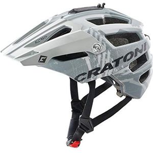 Cratoni Unisex - AllTrack helm voor volwassenen, grijs Rubber, S/M (54-58 cm)